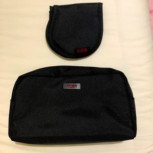 TUMI small pouch & eye mask